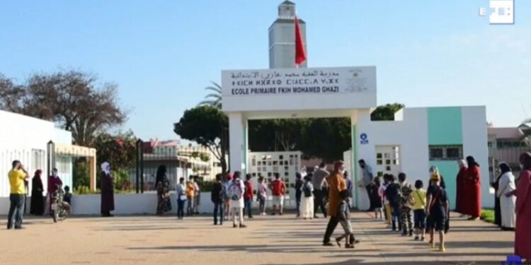 Marruecos, retorno clases. Foto captura de video EFE.