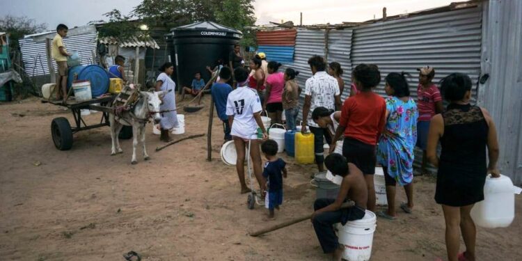 The Northern border of Colombia and Venezuela, called La Guajira. Colombian side. September 2019.