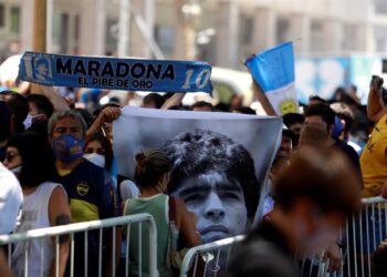 Despedida Diego Maradona. 26Nov2020. Foto EFE.