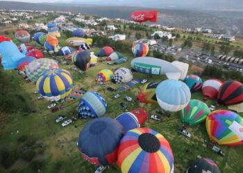 Globos aerostáticos. México. Foto captura de video AFP.