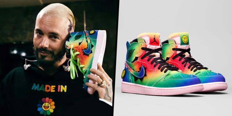 J Balvin lanza al mercado sus 'Jordan Air'. Foto de archivo.