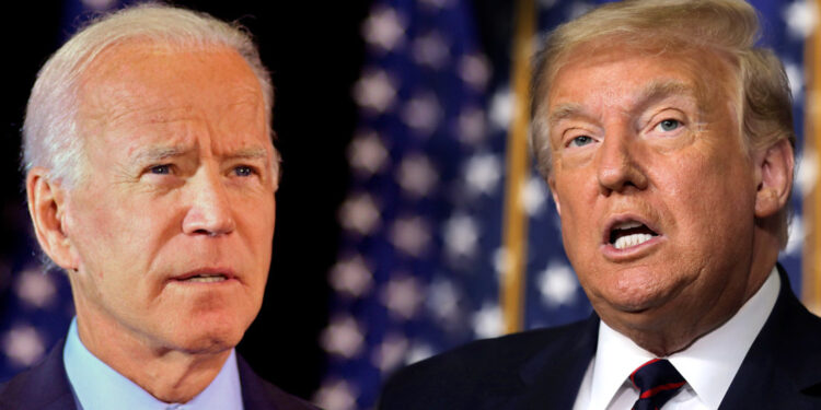 Joe Biden y Donald Trump. Foto de archivo.