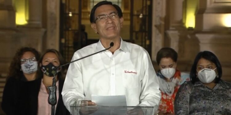 Martín Vizcarra. Foto captura de video.