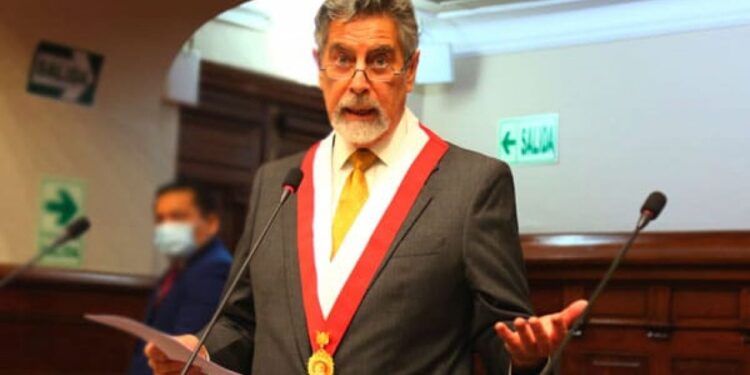 El presidente de Perú, Francisco Sagasti. Foto de archivo.