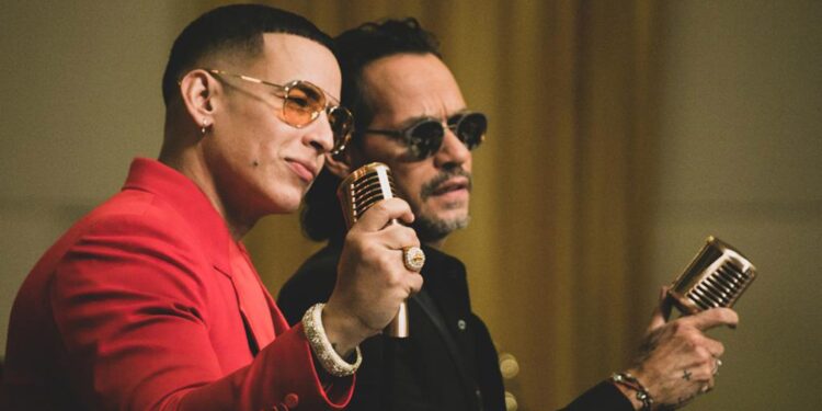 Daddy Yankee y Marc Anthony. Foto agencias.