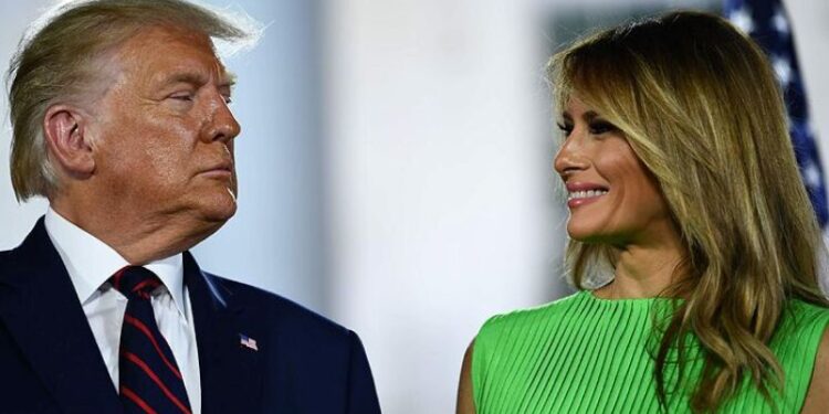 Donald Trump y Melania Trump. Foto agencias.