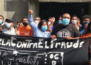 Fuerzas juveniles democráticas de Un Nuevo Tiempo. Foto Prensa UNT.