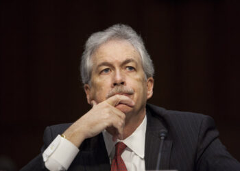 WASHINGTON, DC - DECEMBER 20: Deputy Secretary of State William Burns listens during his testimony during the Senate Foreign Relations Committee hearing on the September 11th attacks on the U.S. Consulate in Benghazi, on Capitol Hill, December 20, 2012 in Washington, DC.  Secretary of State Hillary Clinton had planned to testify at the hearing, but could not attend due to an illness. (Photo by Drew Angerer/Getty Images)