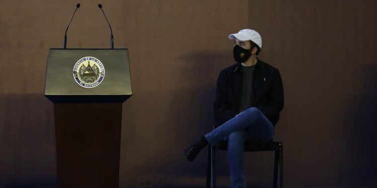 En la imagen un registro del presidente de El Salvador, Nayib Bukele. EFEMiguel LemusArchivo