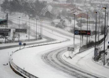 Temporal nevada España. Foto agencias.