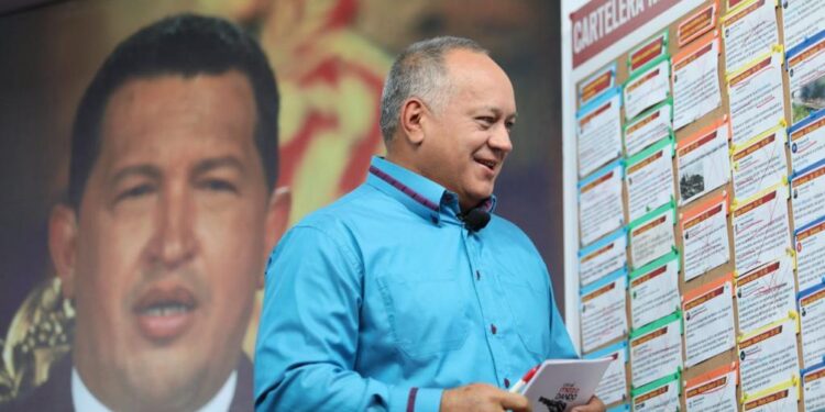 Diosdado Cabello. Foto @ConElMazoDando