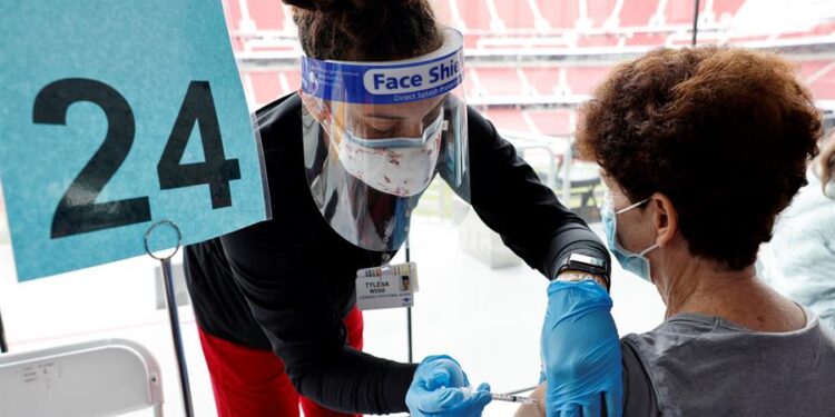 EEUU, jornada de vacunación coronavirus. Foto EFE.