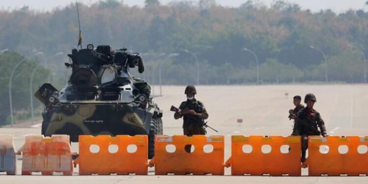 Golpe de Estado militar, Birmania. Foto Reuters.