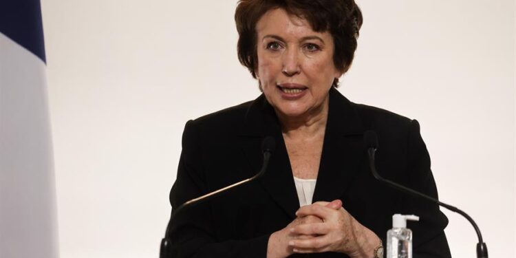 La ministra de Cultura de Francia, Roselyne Bachelot. Foto EFE.