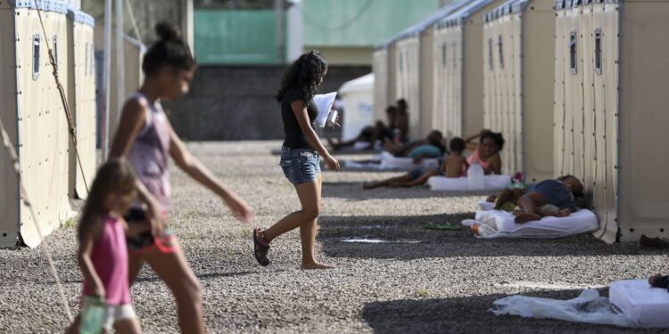 Venezolanos refugiados. Foto Agencias,