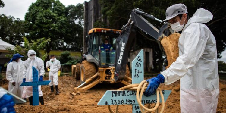 Brasil. fallecidos coronavirus. Foto EFE.