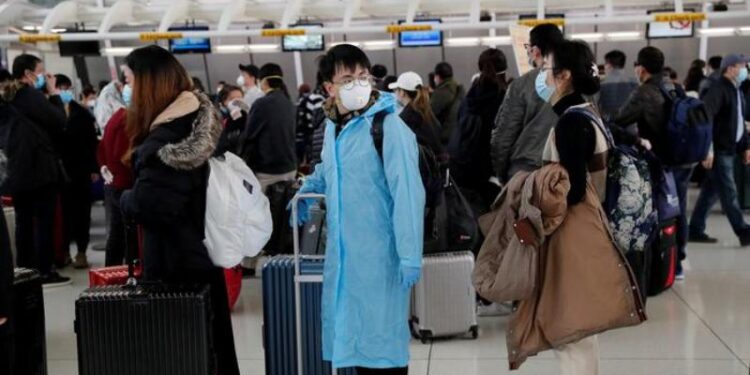 Pasajeros China. Foto Reuters.