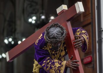 Procesión del Nazareno de San Pablo en Caracas, Venezuela. 31mar2021. Foto EFE