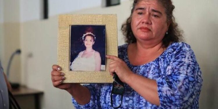 Rosa Elvira Franco. madre de María Isabel. Foto agencias.