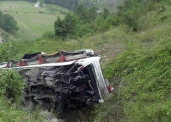 Accidente de autobús Ecuador. Foto referencial.