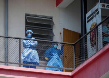 Vzla Coronavirus. Hospital Universitario de Caracas. Foto EFE.