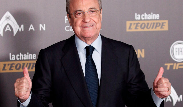 Florentino Pérez. EFE/EPA/YOAN VALAT/Archivo