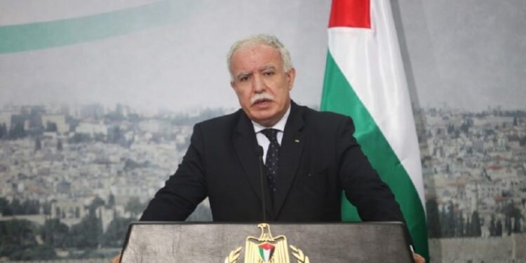 El ministro palestino de Exteriores, Riyad al Malki. Foto de archivo.