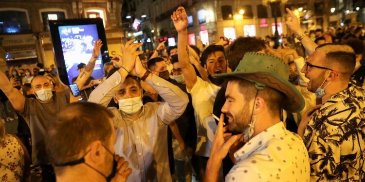 Concentración en Puerta del Sol, en Madrid (REUTERS/Susana Vera)