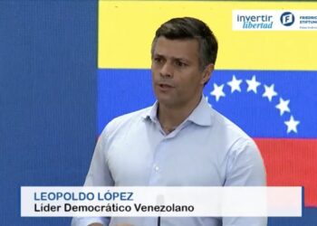 Leopoldo López. Foto captura de video.