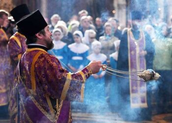 Los ortodoxos rusos, Pascua. Foto agencias.