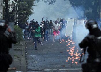 Protestas Colombia. Foto agencias.