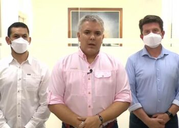 Presidente de Colombia, Iván Duque. Foto captura de video.