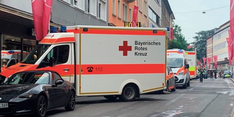 Ataque con cuchillo en Alemania, Würzburgo. Foto EFE.