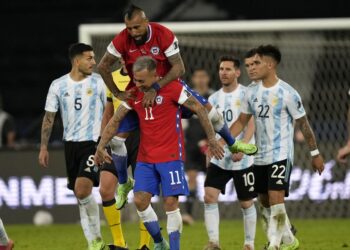 Copa América. Argentina- Chile. Foto agencias.