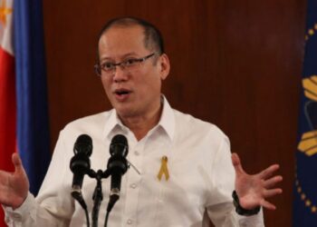 President Benigno Aquino III declared the National day of Mourning for the PNP Special Action Forces that was killed in Mamasapano, Maguindanao during his message held at the President hall in Malacanang.(Photo By Ryan Lim/Malacanang Photo Bureau)