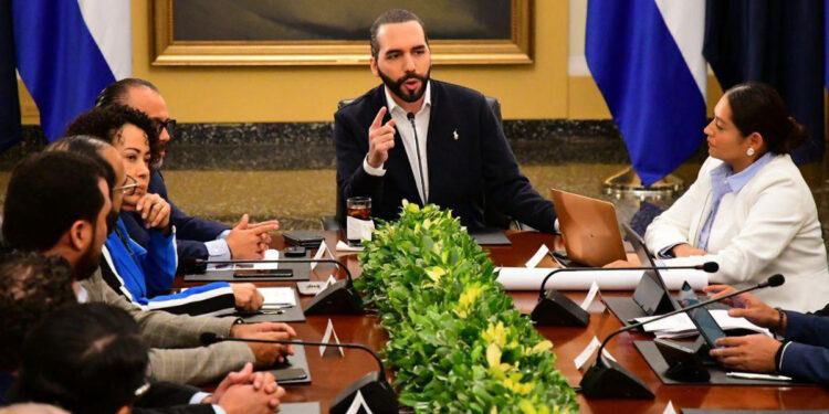 El presidente de El Salvador, Nayib Bukele. Foto de archivo.