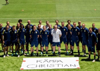 La selección de Suecia. Foto agencias.