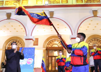 Nicolás Maduro. Atletas venezolanos. JJOO. Foto @PresidencialVen