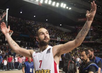 Vassilis Spanoulis. Foto de archivo.