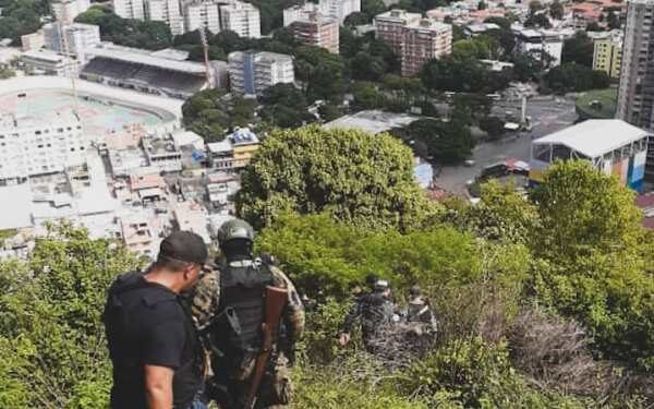 Cota 905. operativo policial. Foto @gestionperfecta