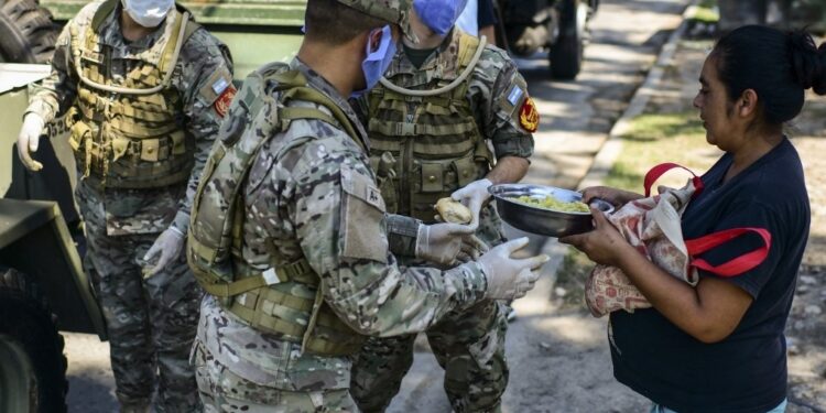 Fuerza Armada Argentina. Foto agencias.