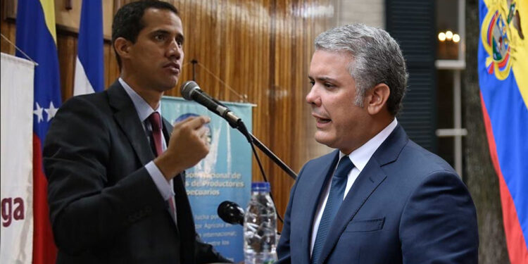 Juan Guaidó e Iván Duque. Foto de archivo.