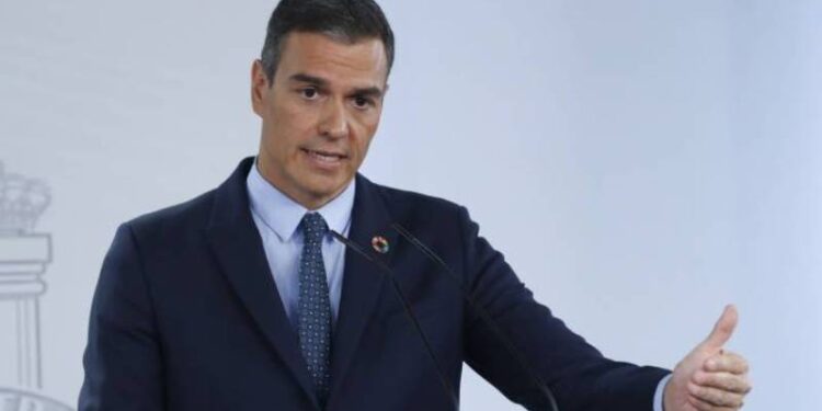 Presidente del Gobierno Español, Pedro Sánchez. Foto agencias.