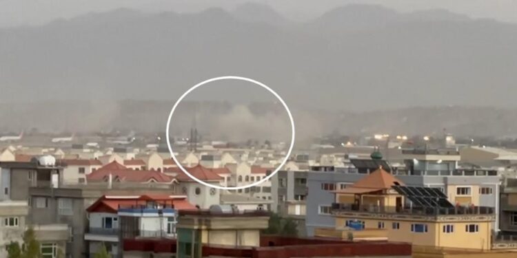 Atentado en Kabul. Foto agencias.