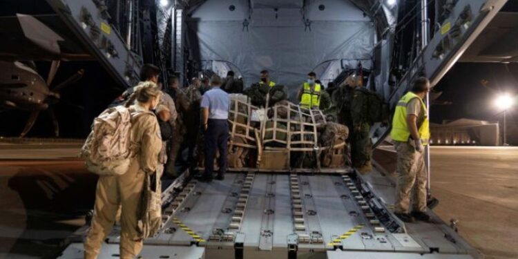 Evacuación Kabul. Foto agencias.