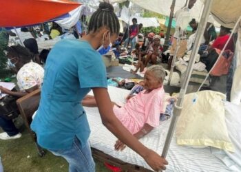 Hospital Haití. Foto Reuters