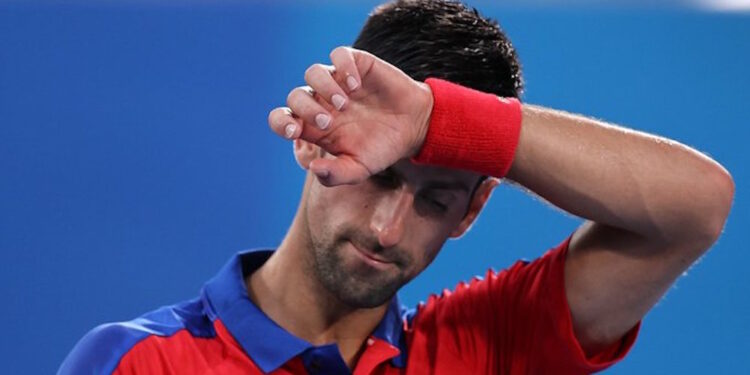 Novak Djokovic. Tokio2020. Foto agencias.