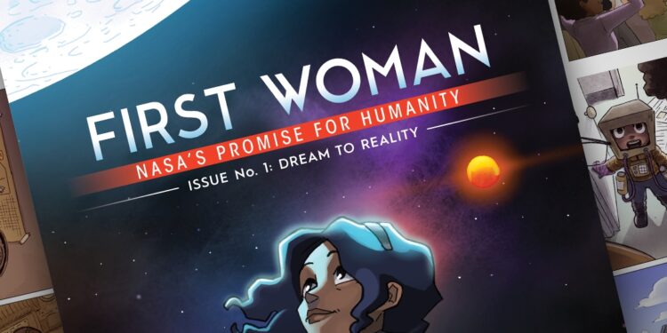 First Woman comic NASA. Foto captura.