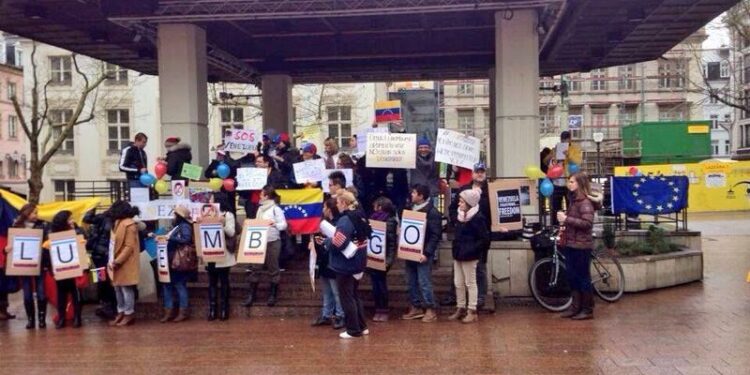 Venezolanos en Luxemburgo. Foto agencias.