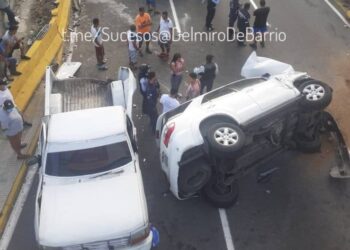 Accidente. Foto @DelmiroDeBarrio